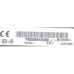 copy of UCH N3 VIERGE RENAULT MASTER P8200461382L V6.5 SAGEM UCH-N3-X70 28112777-0A
