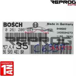 CALCULATEUR VIERGE PEUGEOT 307 1.6 16S 0261206943 9650346180 BOSCH ME7.4.4