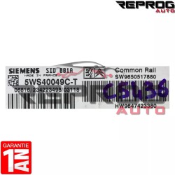 CALCULATEUR DÉCODÉ OU VIERGE CITROEN BERLINGO 2l HDI 5WS40049C-T HW9647423380  SW9650517880 SID801A