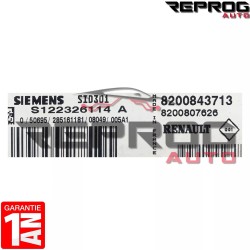 CALCULATEUR VIERGE RENAULT CLIO 3 1.5 S122326114A 8200843713 8200807626 SID301