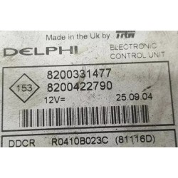 copy of CALCULATEUR VIERGE RENAULT KANGOO CLIO 2 8200250663 HOM8200129109 DELPHI DDCR