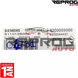 CALCULATEUR DÉCODÉ RENAULT TWINGO S110138000B 8200059086 8200044437 SIRIUS 32N