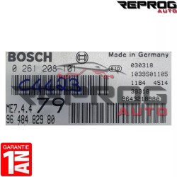 copy of CALCULATEUR VIERGE PEUGEOT 1007 0261208191 9858477080 BOSCH ME7.4.4