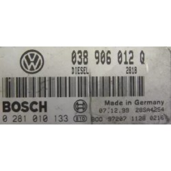 copy of CALCULATEUR DÉCODÉ VW GOLF 4 BORA 1.9 TDI 038906012K 0281010111 BOSCH EDC15VM+