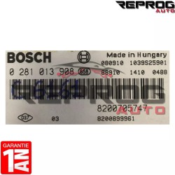 CALCULATEUR VIERGE RENAULT MEGANE SCENIC 1.9 DCI 0281013908 8200705747 8200899961 EDC16C36
