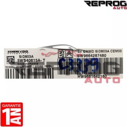 CALCULATEUR DÉCODÉ ou VIERGE  CITROEN C4 HDI 5WS40615A-T SW9664287480 HW9661642180 SID803A