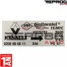 CALCULATEUR AIRBAG VIERGE RENAULT TWINGO II 8200896811 V4.3 402787B2 TEMIC