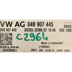 CALCULATEUR MOTEUR OCCASION AVEC CLONAGE DELPHI DCM6.2V 04B907445 28459901 HW: H08 VW SEAT SKODA