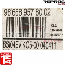 BSI VIERGE PEUGEOT 308 J-C BSI04EV K05-00 966689578002 1613317180