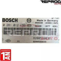 copy of CALCULATEUR VIERGE RENAULT TRAFIC 2.0 DCI 0281014208 8200666516 BOSCH EDC16CP33
