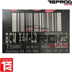 UCH VIERGE RENAULT TWINGO 2 BCM X44-L2 8200836532A 00401560A9 TEMIC