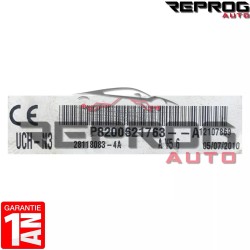 UCH VIERGE RENAULT CLIO 2 N3 P8200621763A UCH-N3 V5.6 SAGEM 28118083-4AA