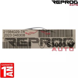 copy of CALCULATEUR VIERGE RENAULT CLIO 3 8200504593 8200461733 21585412-6B S3000