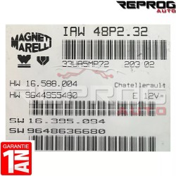 copy of CALCULATEUR MOTEUR DÉCODÉ CITROEN C3 IAW 48P2.72 HW 9645989480 SW 9648568480
