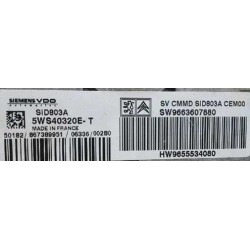 copy of CALCULATEUR VIERGE CITROEN JUMPY C4 GRAND PICASSO C8 5WS40615C-T SW9665100380 HW9661642180 SID803A