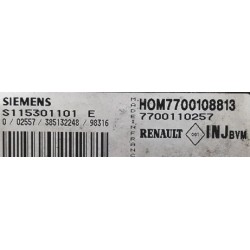 copy of CALCULATEUR DÉCODÉ RENAULT TWINGO S110130112B 8200064012 8200044437 SIRIUS 32N