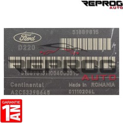 CALCULATEUR AIRBAG VIERGE FORD KA 51889815 A2C53398645 CONTINENTAL