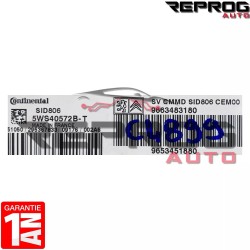 copy of CALCULATEUR DÉCODÉ PEUGEOT 1007 CITROEN C2 C3 HDI 5WS40572A-T SW9662685580 HW9653451880 SID806