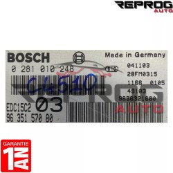 copy of CALCULATEUR DÉCODÉ SUZUKI GRAND VITARA 0281010559 ZY34027158 BOSCH EDC15C2