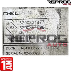 CALCULATEUR VIERGE RENAULT KANGOO 8200331477 8200394698 R0410C122C DELPHI DDCR