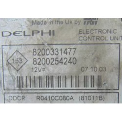 copy of CALCULATEUR VIERGE RENAULT KANGOO 1.5 DCi 8200331477 8200412258 DELPHI DDCR