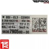 BSI VIERGE CITROEN JUMPY C3 PEUGEOT 308 EXPERT 9830790580 EL3 DELPHI 28625142