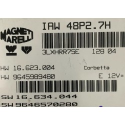 copy of CALCULATEUR MOTEUR DÉCODÉ CITROEN C3 IAW 48P2.72 HW 9645989480 SW 9648568480
