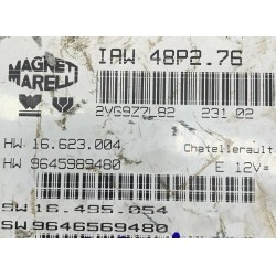 copy of CALCULATEUR MOTEUR DÉCODÉ CITROEN C3 IAW 48P2.72 HW 9645989480 SW 9648568480