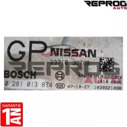CALCULATEUR VIERGE NISSAN X-TRAIL 2.0 DCI 0281013874 23710JG78B BOSCH EDC16CP33