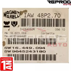 copy of CALCULATEUR MOTEUR DÉCODÉ CITROEN C3 IAW 48P2.72 HW 9645989480 SW 9648568480