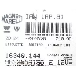 CALCULATEUR DÉCODÉ PEUGEOT 106 1.4i IAW 1AP.81 9632559180 16340.144