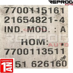 CALCULATEUR DÉCODÉ SAFIR 2 55 BROCHES RENAULT TWINGO CLIO 7700115161 7700113511