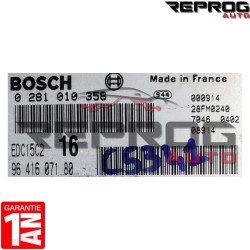 copy of CALCULATEUR DÉCODÉ CITROEN XANTIA 2.0 HDI 0281010252 9635158180 BOSCH EDC15C2
