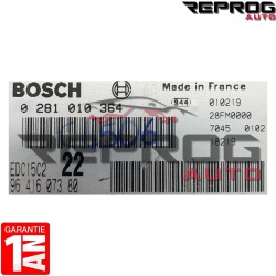 CALCULATEUR DÉCODÉ CITROEN XANTIA PEUGEOT 406 2.0 HDI 0281010364 9641607380 BOSCH EDC15C2