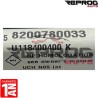 UCH VIERGE RENAULT CLIO 3 A CARTE MAIN LIBRE 8200780033 U118400400K N85 INT