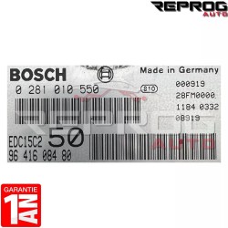 CALCULATEUR DÉCODÉ CITROEN XSARA 2.0HDI 0281010550 9641608480 BOSCH EDC15C2