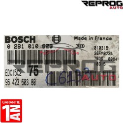 CALCULATEUR DÉCODÉ PEUGEOT 406 2.0 HDI 0281010623 9642350380 BOSCH EDC15C2