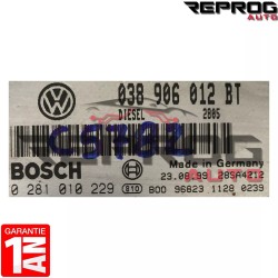 CALCULATEUR DÉCODÉ SEAT TOLEDO 1.9 TDI 0281010229 038906012BT BOSCH EDC15VM+