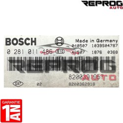 CALCULATEUR VIERGE RENAULT MASTER DCI 0281011486 8200391957 8200362918 EDC16C3