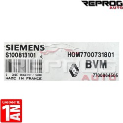 CALCULATEUR DÉCODÉ RENAULT 19 1.4 S100813101J HOM7700731801 7700864505 FENIX 3