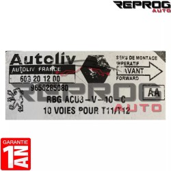 copy of CALCULATEUR AIRBAG VIERGE PEUGEOT 806 1489306080 550904200 6556HT 6556 HT