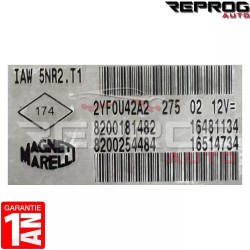 CALCULATEUR VIERGE RENAULT TWINGO 1 PH2/3 5NR2.T1 8200181482 8200254484