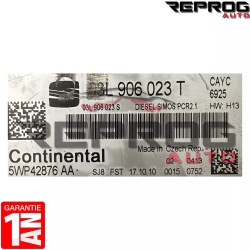 copy of CALCULATEUR MOTEUR OCCASION VW POLO 1.6 TDI 03L906023E 5WP42841 H13 SIMOS PCR2.1