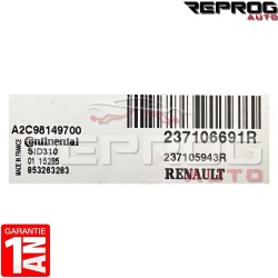 copy of CALCULATEUR VIERGE RENAULT SID310 A2C12510102 237109855R 237107137R CONTINENTAL