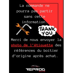 copy of CALCULATEUR MOTEUR VIERGE FIAT PUNTO 1.2 IAW 5AF.P4 HW303 51793107