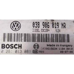 copy of CALCULATEUR DÉCODÉ SKODA OCTAVIA 1.9 TDI 0281011216 038906019KJ BOSCH EDC15P+