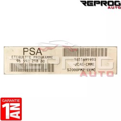 CALCULATEUR MOTEUR DÉCODÉ 9659221880 9651691980 S2000PM2 JCAE-CMME