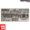 CALCULATEUR DECODE OU VIERGE CITROEN C2 1.6i 0261208907 9657712480 BOSCH ME7.4.5