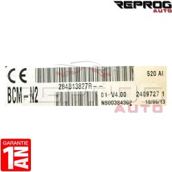 BCM N2 VIERGE RENAULT MASTER III 284B13827R 2409727 UCH