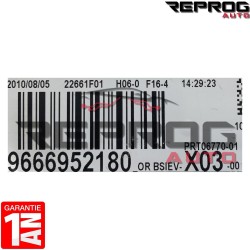 BSI VIERGE CITROEN C3 DS3 VALEO X03 9666952180 BOITIER SERVITUDE